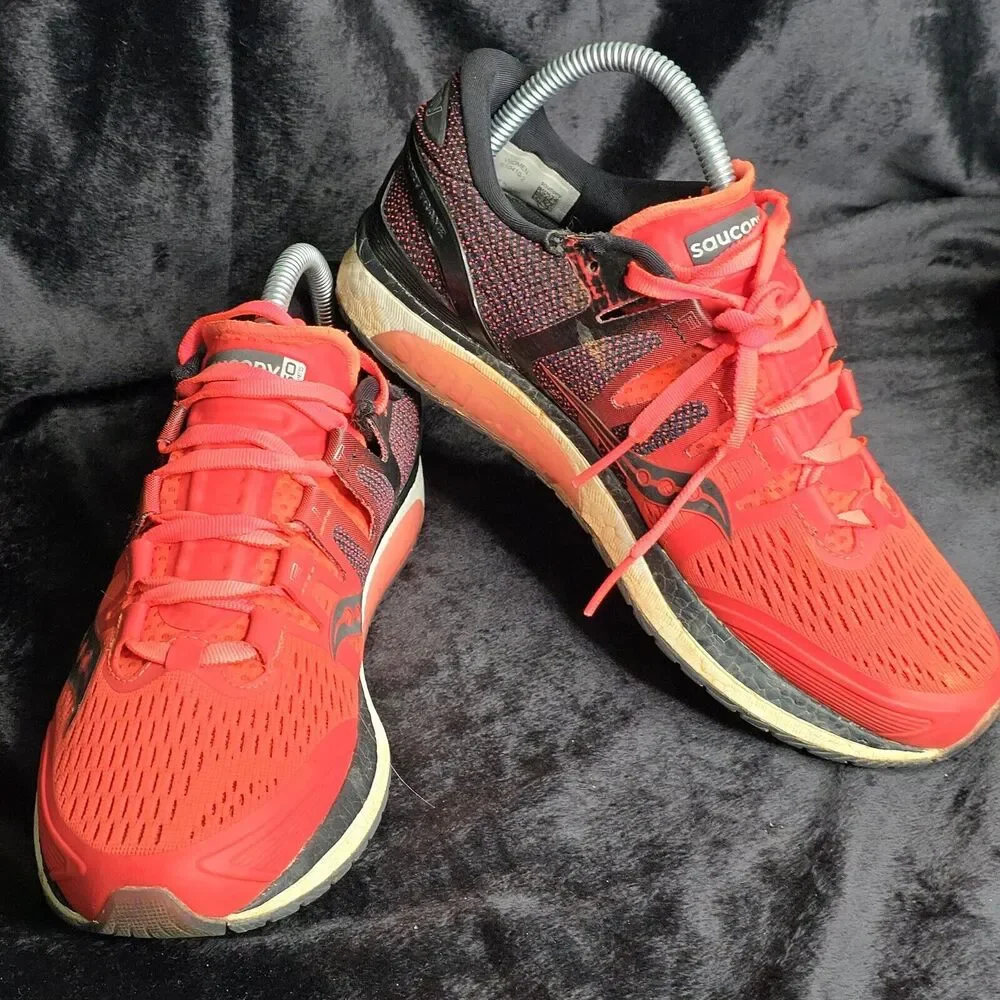 Saucony Womens Liberty ISO‎ S10410-2 Red Running Shoes Sneakers Size 8.5 US M